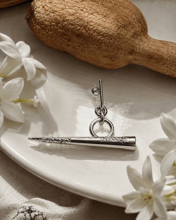 SENSHII BOLD LINK EARRING - Image 2