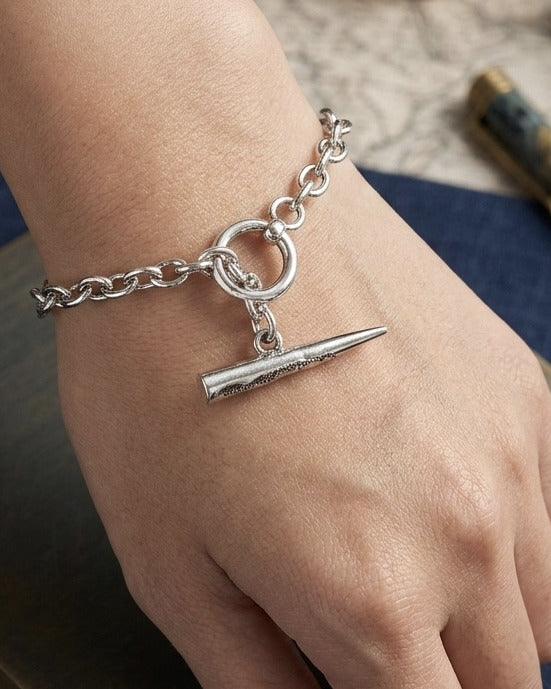 SENSHII MINI BRACELET - Platinum-Rhodium plated